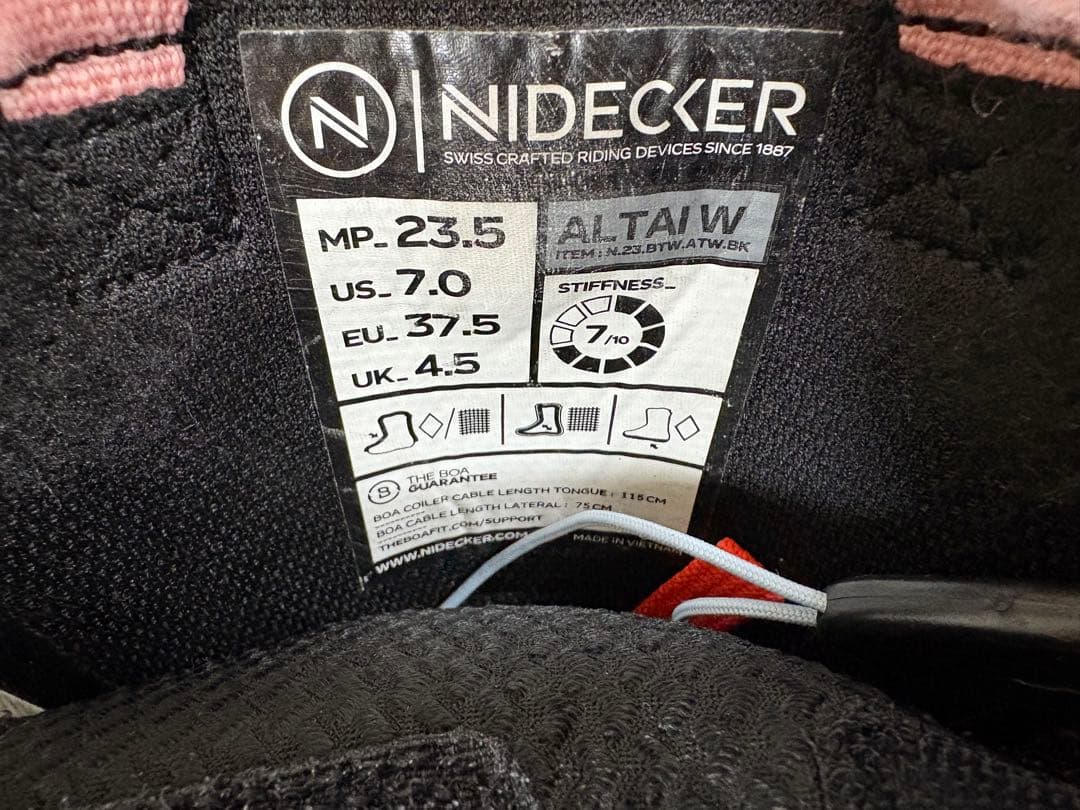 NIDECKER ALTAI W スノーボードブーツ(女性用)