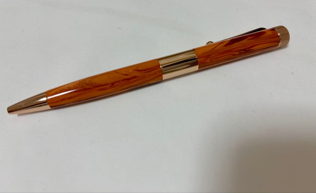 ROMEO No. 3 ボールペン 細軸 黄櫨 新品未使用 替芯付き