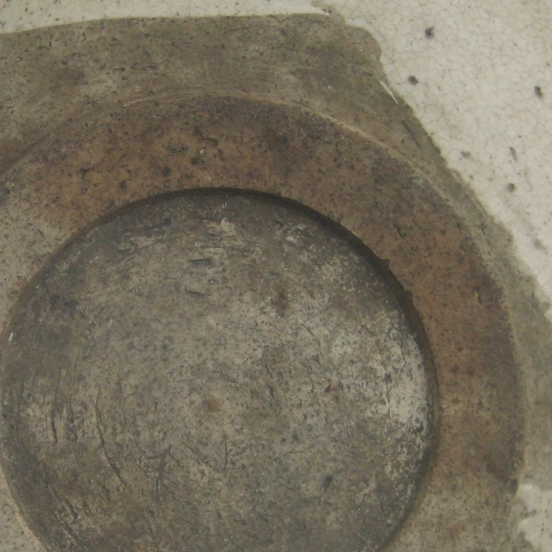 江戸時代の瀬戸の大皿「馬の目]９寸皿ー直径２６.５cm　深さ ６cm）