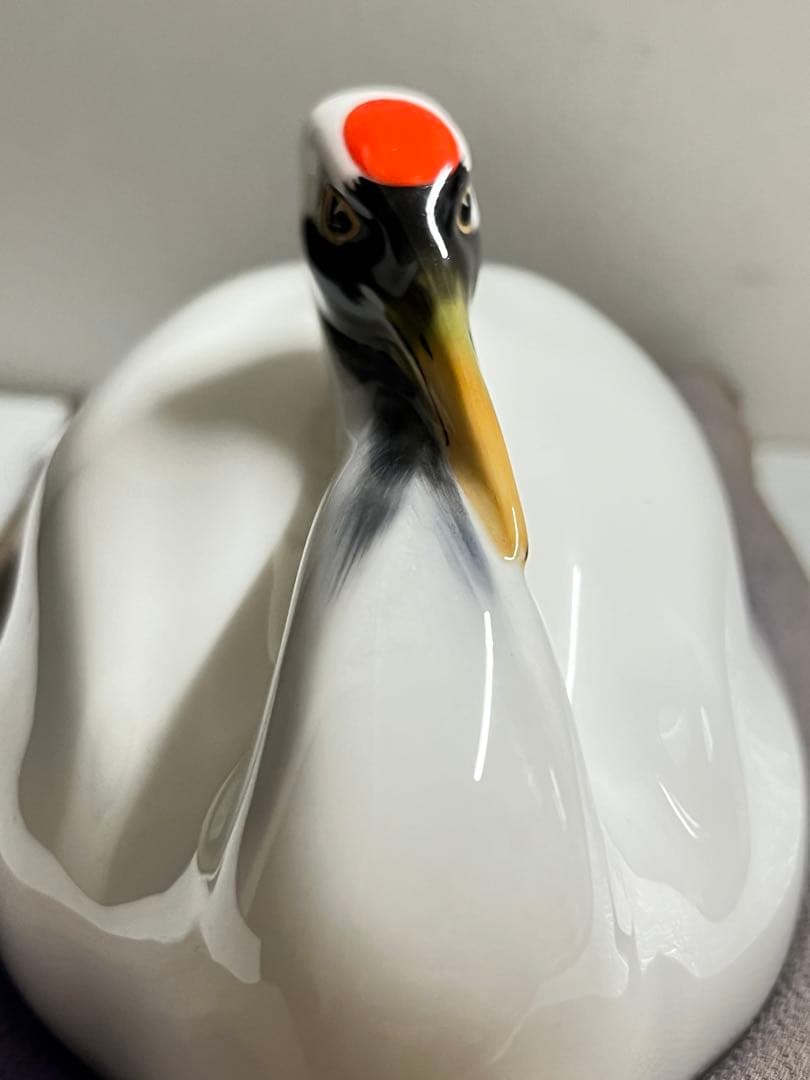 ノリタケ鶴置物です木箱入り 値下げしました。