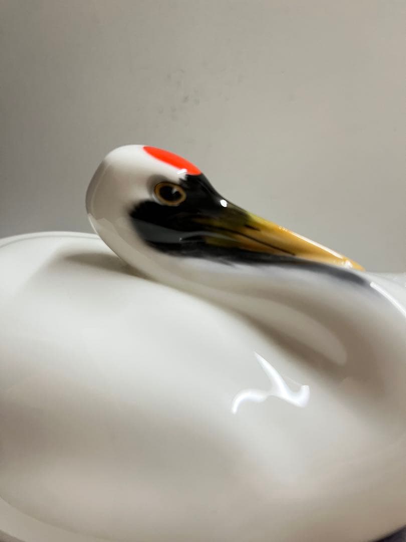 ノリタケ鶴置物です木箱入り 値下げしました。