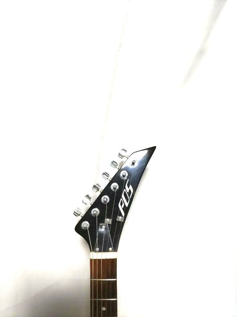 POS エレキギター シルバー色