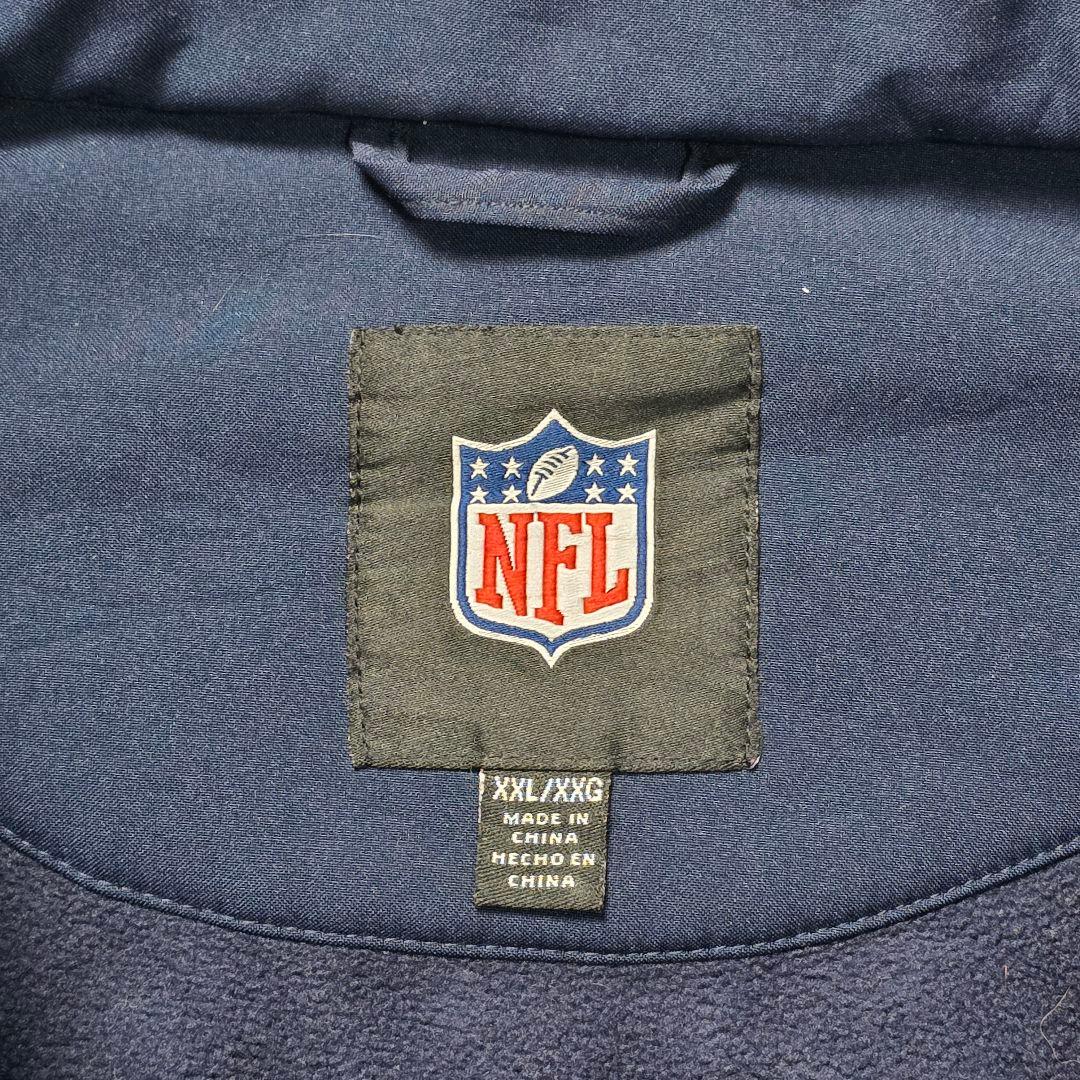 NFL ペイトリオッツ公式 ソフトシェルジャケット XXL フード脱着可