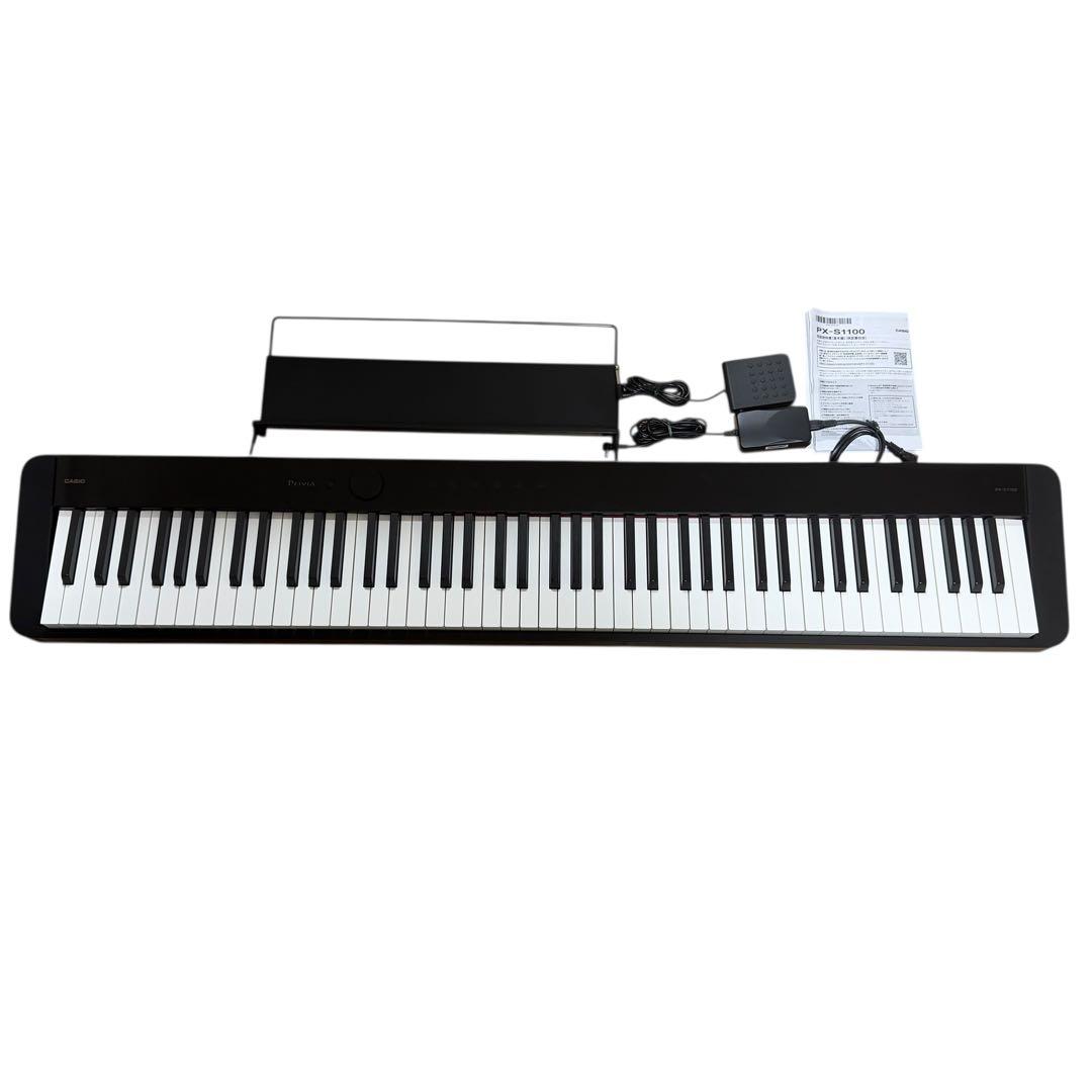 【2023年製・美品】CASIO PX-S1100BK 電子ピアノ 付属品あり