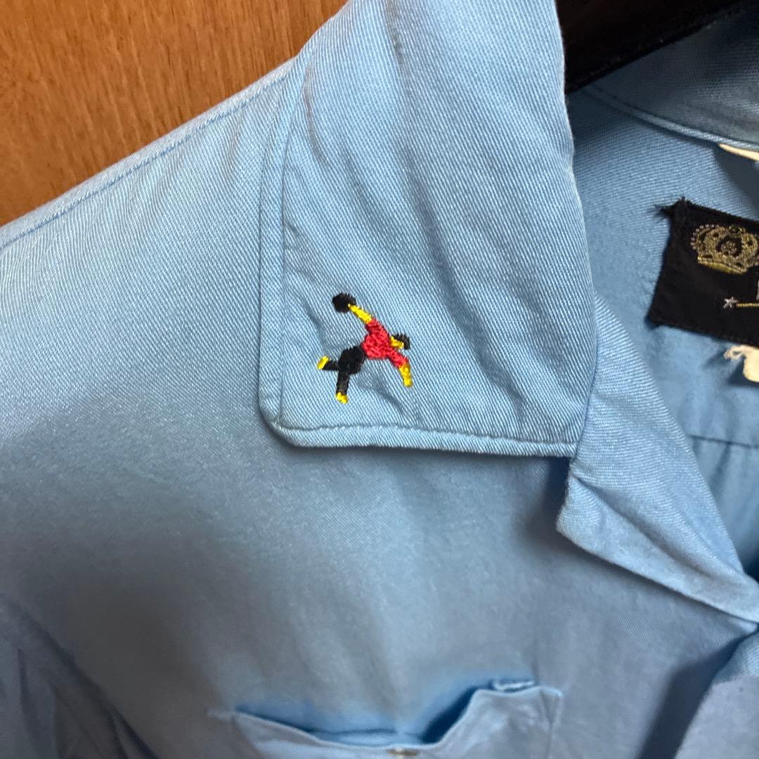 King Louie ボウリングシャツ 水色