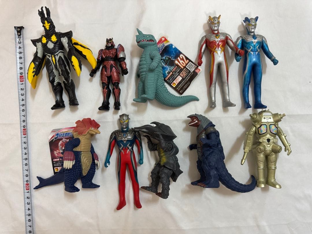 特撮ソフビまとめ売り　ウルトラマン　仮面ライダー　ウルトラ怪獣　日本製含む