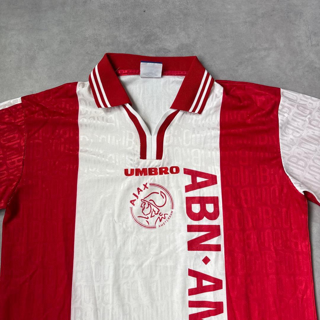 ★90s アンブロ　UMBRO アヤックス ユニフォーム　ゲームシャツ　Tシャツ