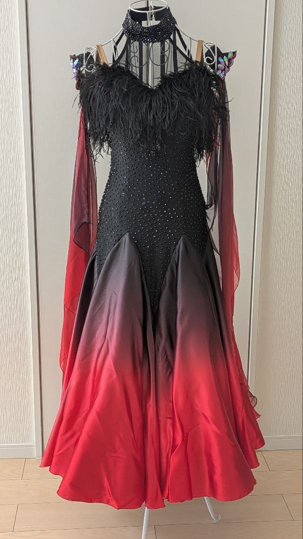 社交ダンス　スタンダードドレス　gentil製