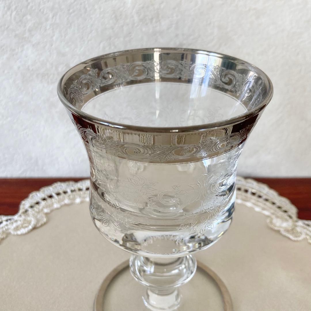 ヴェネツィアンガラス　ワイングラス　ショットグラス　ムラーノガラス　メディチ