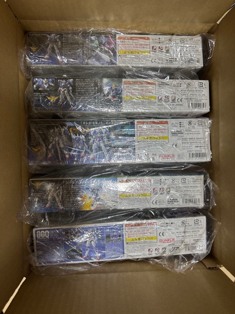 HG ガンプラ5機セットエクシアダブルオー　アヴァランチ　オークアンタリペアⅡ