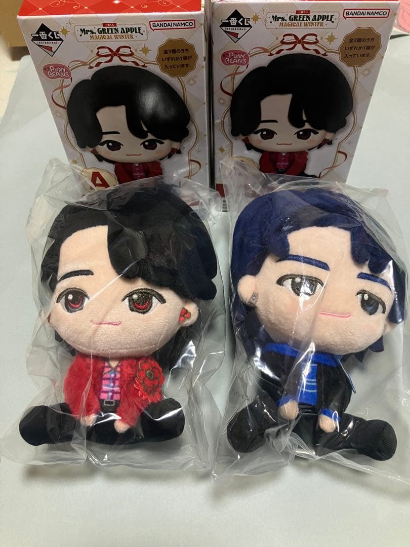 る*ん様 ミセス一番くじ（A賞ぬいぐるみマスコット、E賞、F賞 ）大森さん、若井