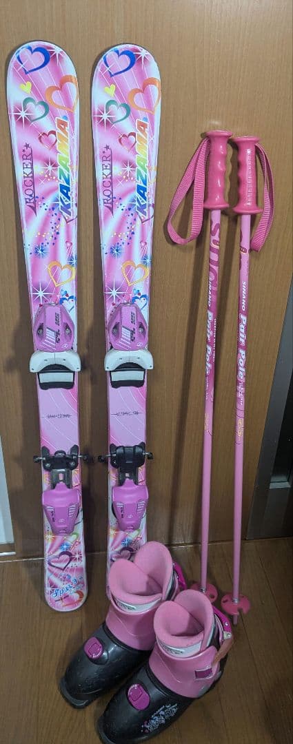 子供用　スキーセット　板96センチ ブーツ19〜20センチ