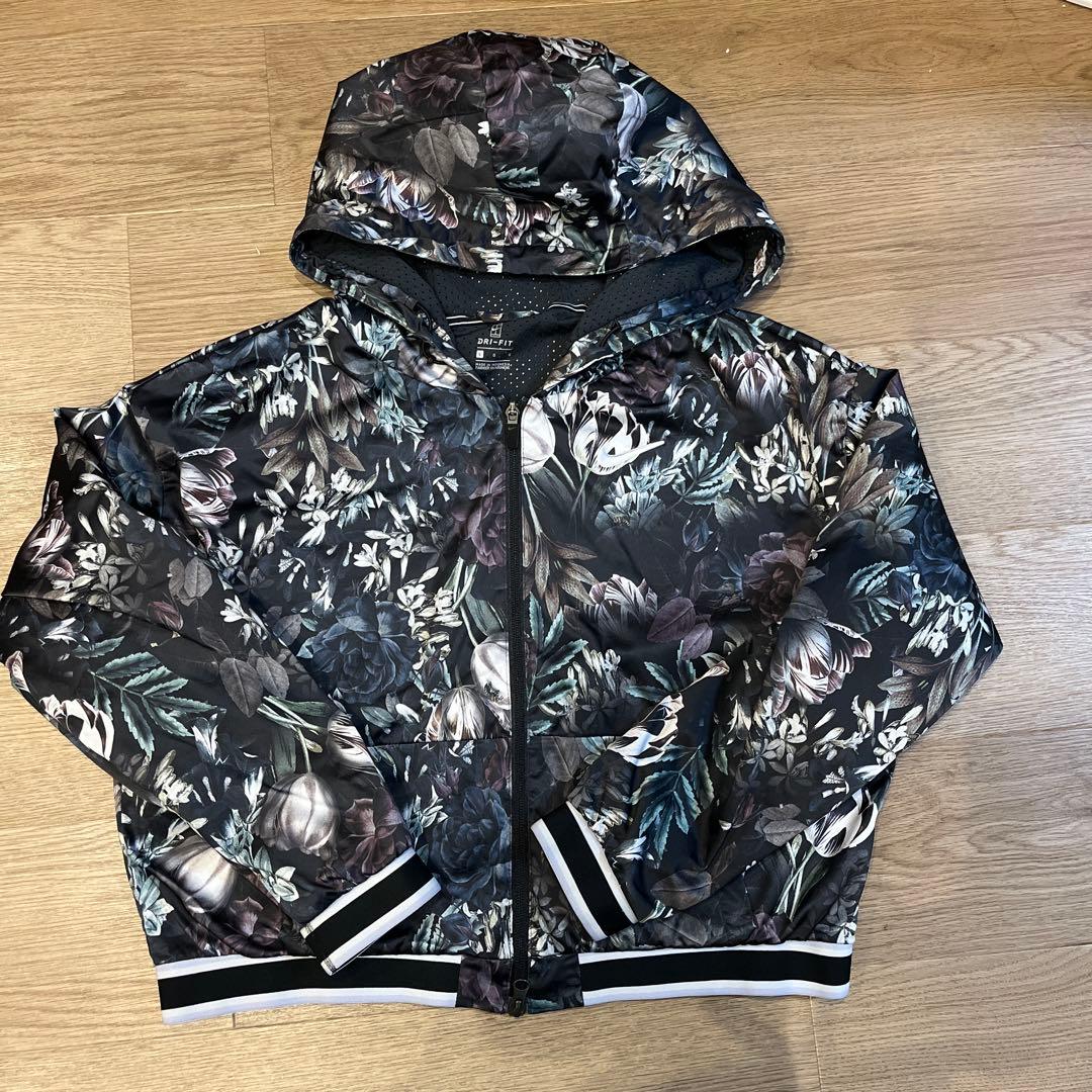 NIKE ナイキ　パーカー　US-L 全仏　フローラル　花柄　テニス