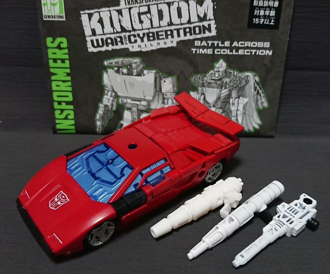 限定 トランスフォーマー キングダム KD EX-10 サイドスワイプ アドオン