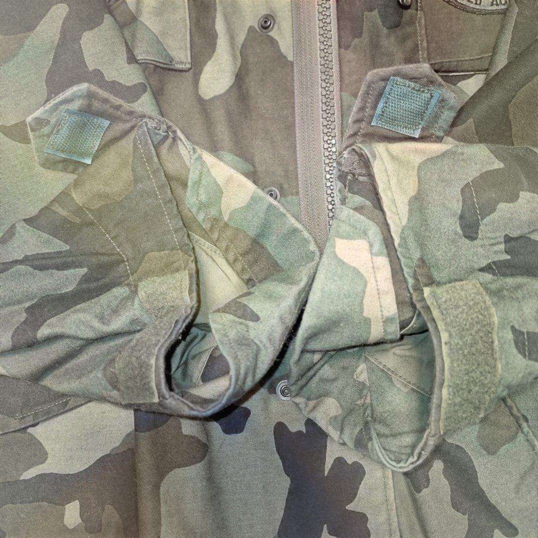 80sUSM65カモフィールドジャケット所属ワッペン階級章付実物使用感求める方へ