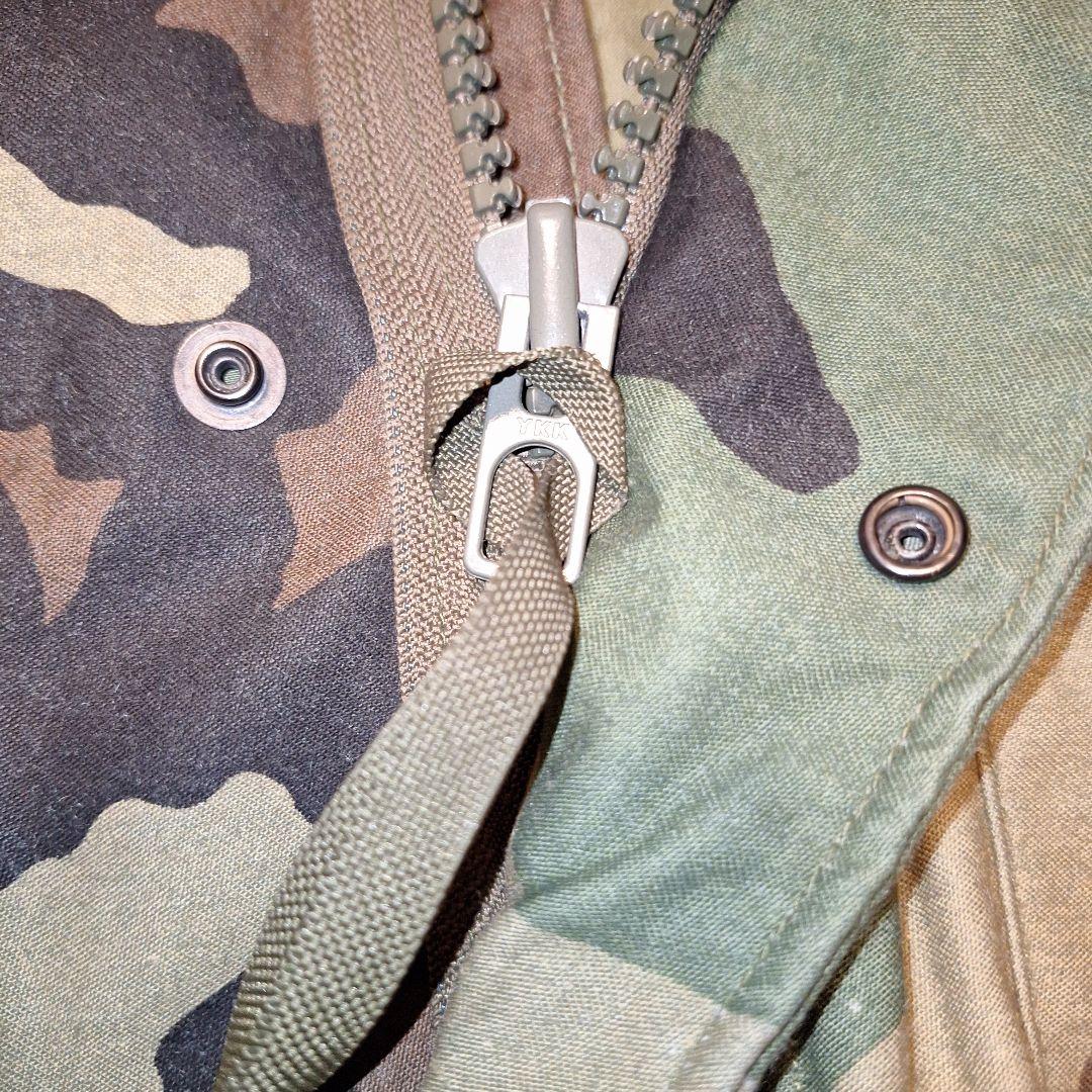 80sUSM65カモフィールドジャケット所属ワッペン階級章付実物使用感求める方へ