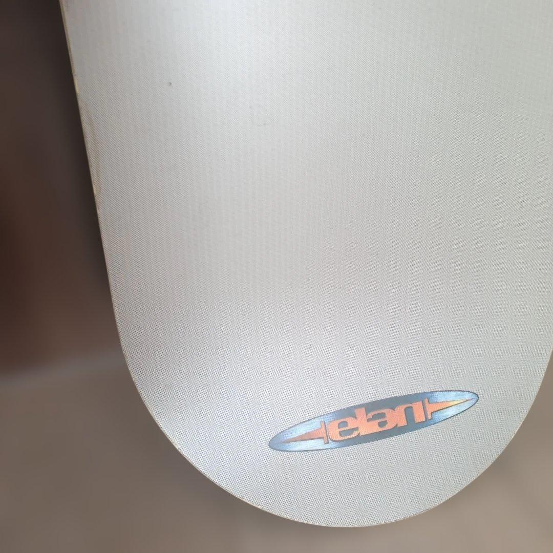 スノーボード グレーオレンジデザイン ビンディング、バック付き