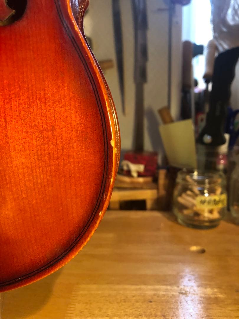 【駒&魂柱調整済】SuzukiバイオリンNo350 1/2 1976