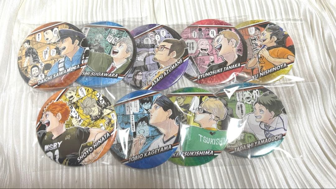 ハイキュー!! コレクション缶バッジ ”MEMORIES” 第2弾 烏野