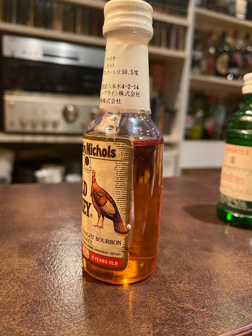 ビンテージ、ミニチュアボトル！かなり古いワイルドターキーを含めた5種セット！