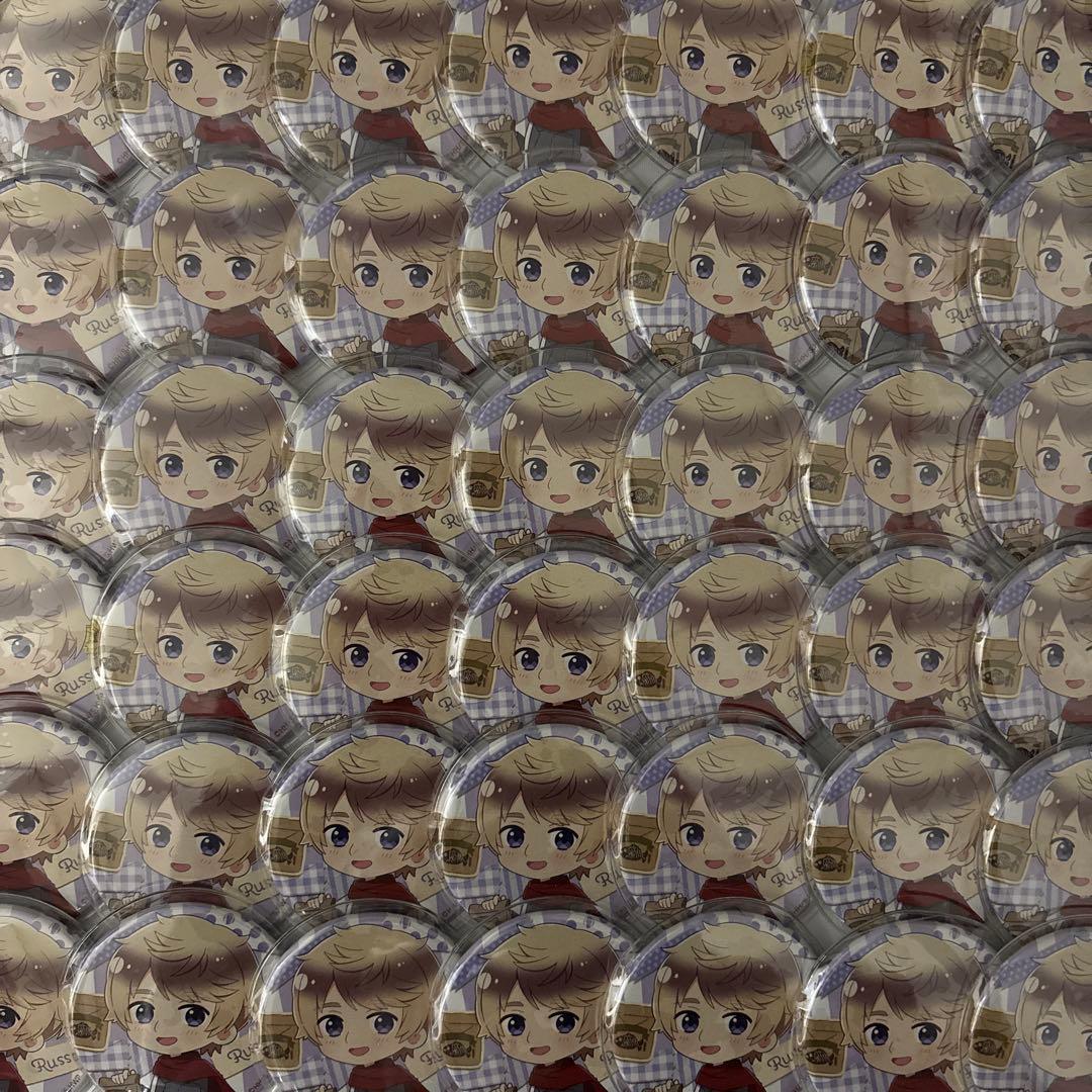 ヘタリア ロシア 缶バッジ ドレセレ