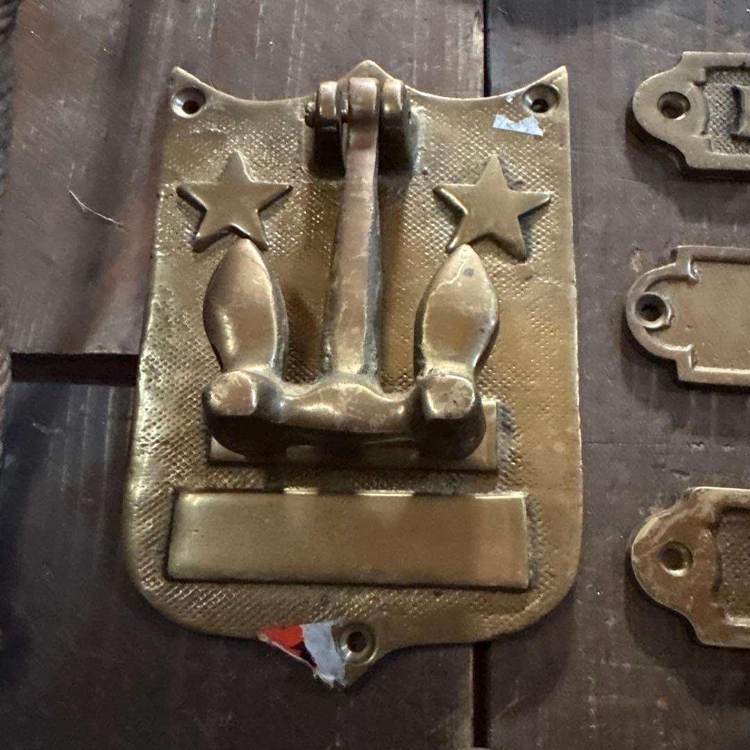 ビンテージ　マリン系　ブラス　雑貨