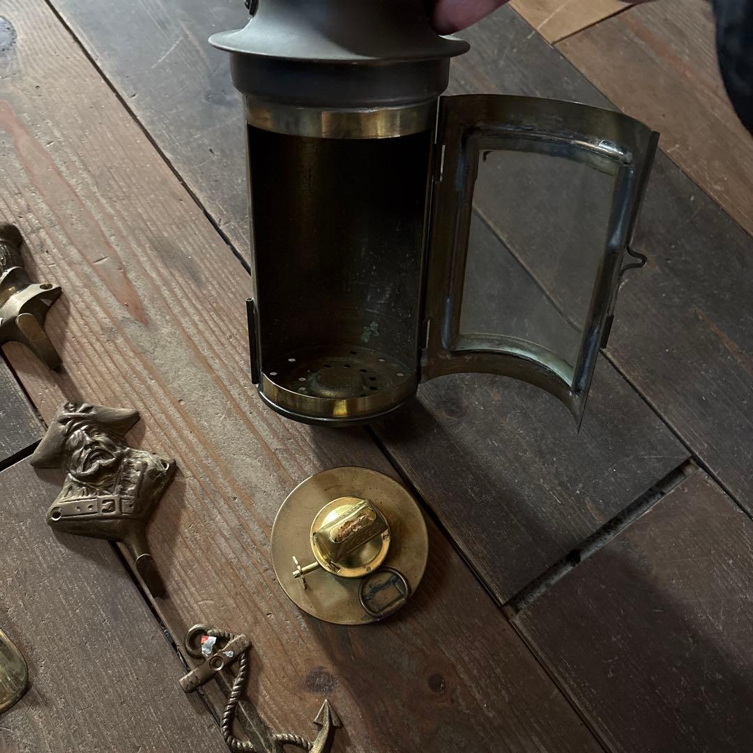 ビンテージ　マリン系　ブラス　雑貨