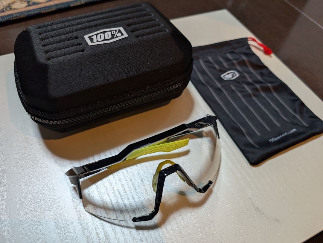 [調光レンズ]100% サングラス Speedcraft ワンハンドレッド