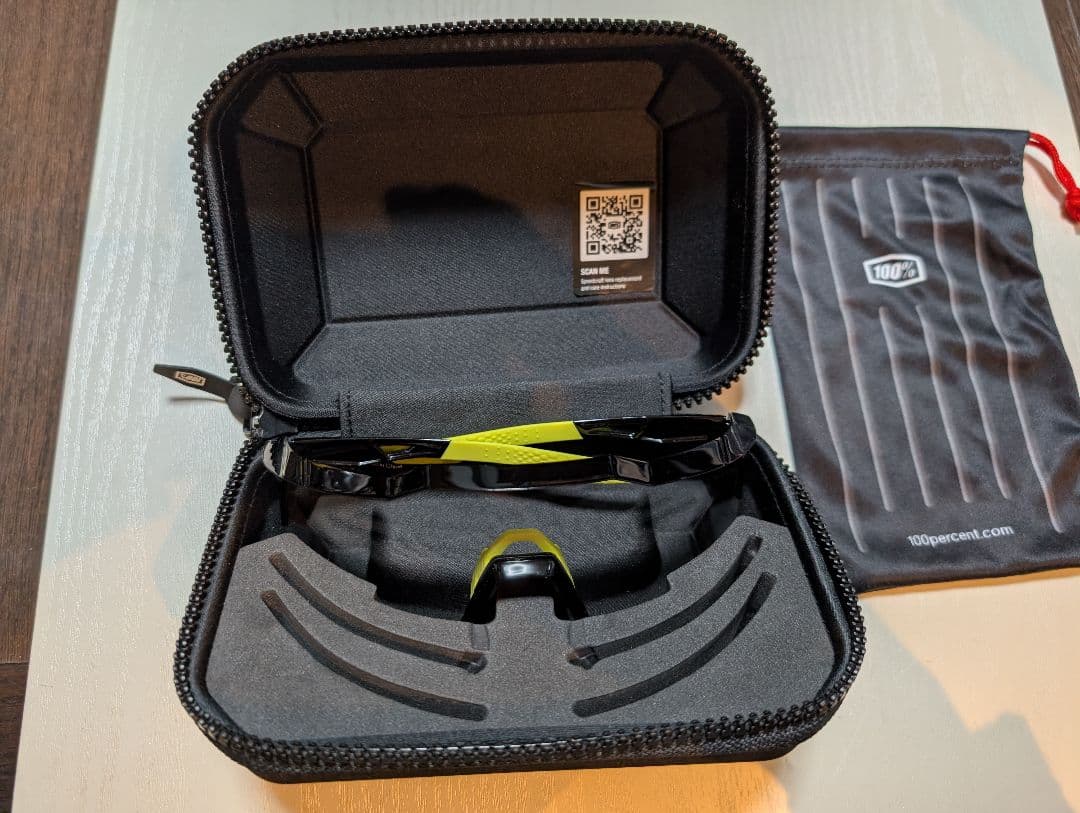 [調光レンズ]100% サングラス Speedcraft ワンハンドレッド