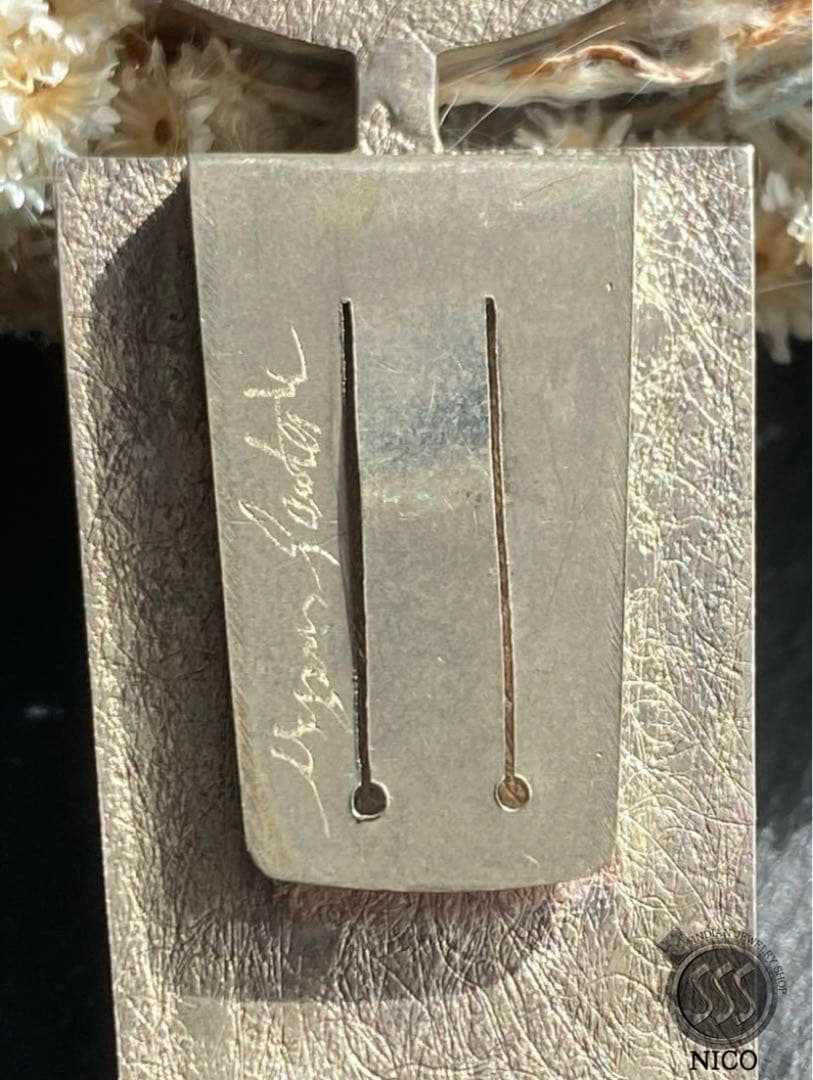 Myron panteah インディアンジュエリー ズニ族　ナバホ族