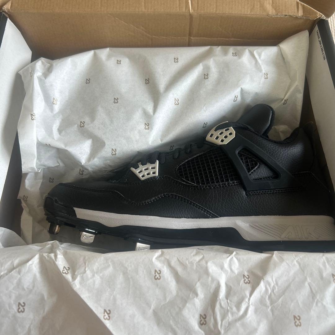AIR JORDAN IV RETRO L オレオ　野球スパイク29cm