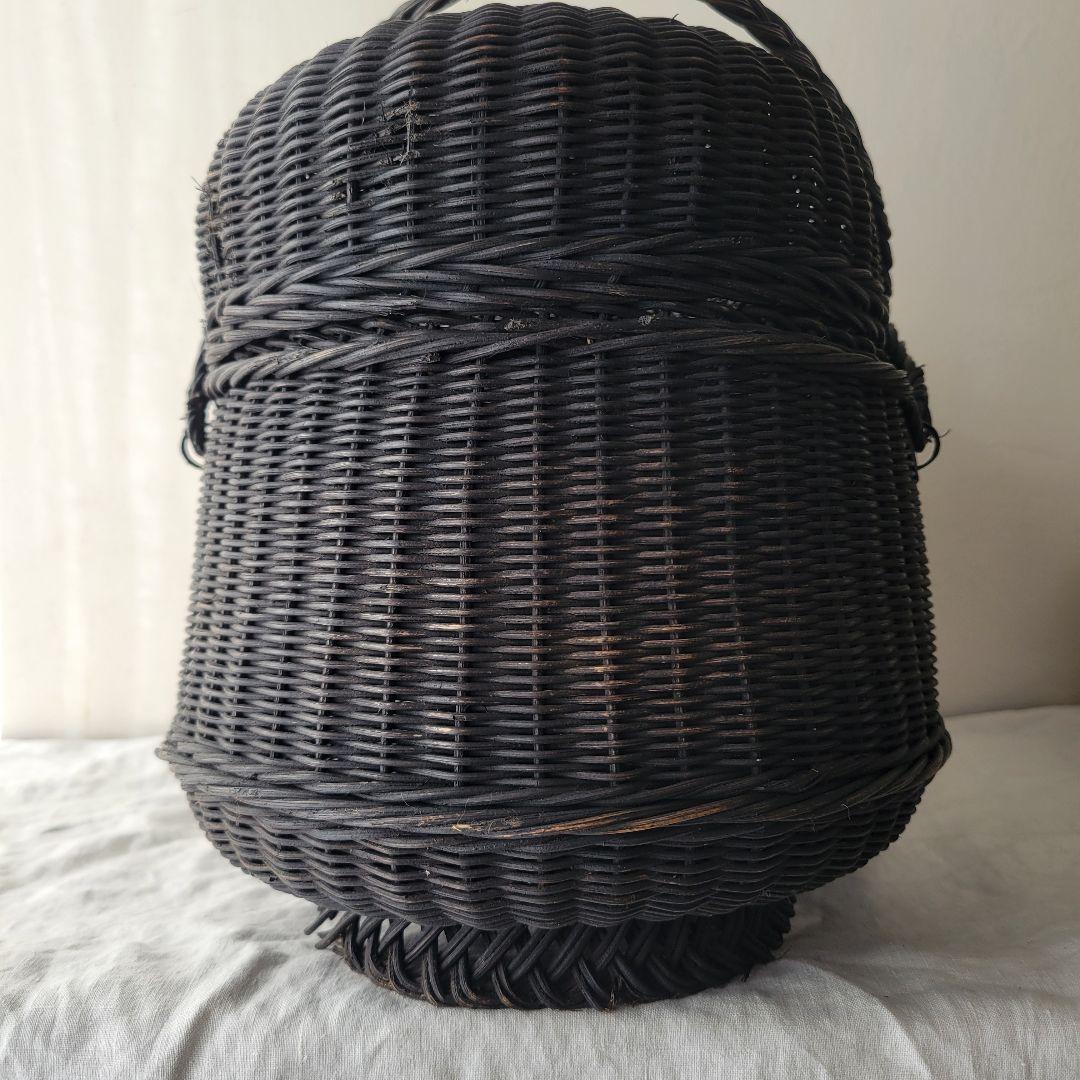 フランス　アンティーク　ブラック　パニエ