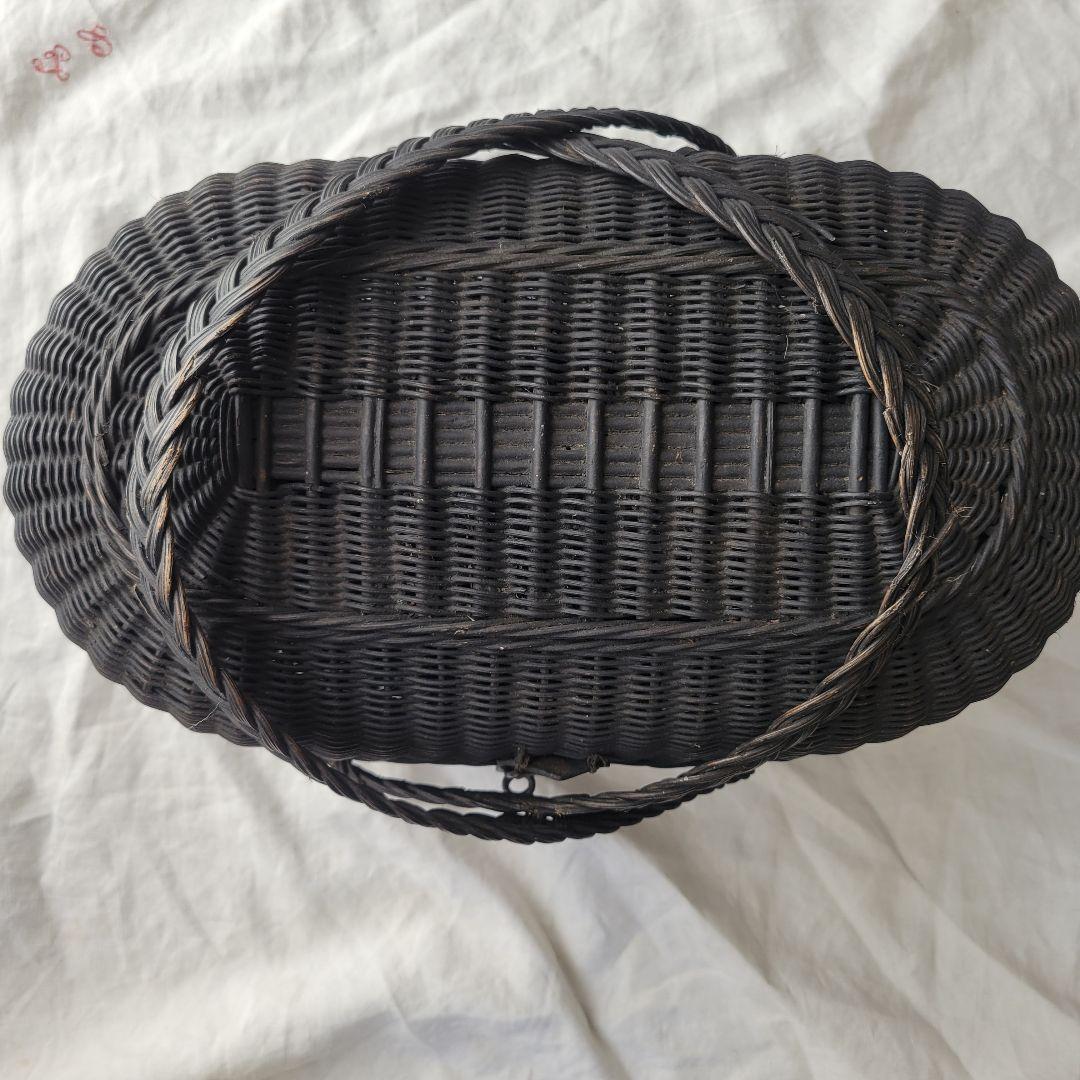 フランス　アンティーク　ブラック　パニエ