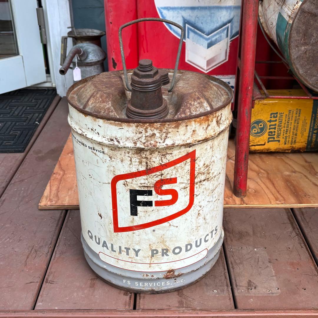 USA VINTAGE 1960s FS Services 5ガロン缶