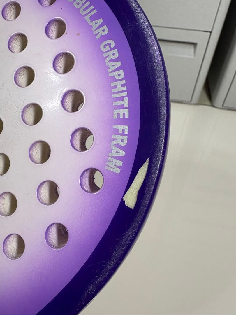 パドルテニス❤︎ラケット❤︎PADDEX❤︎PS-202❤︎協会公認品❤︎紫❤︎収納ケース付