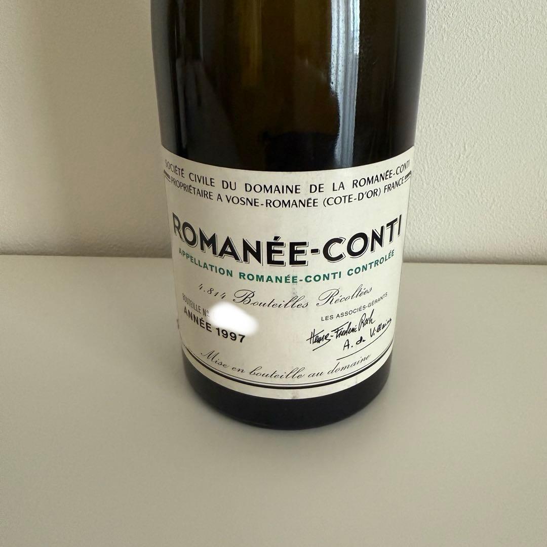 ROMANÉE-CONTI ロマネ・コンティ 1997年 空瓶