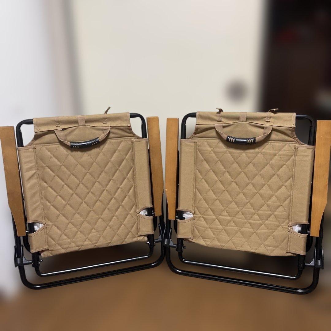 WAQ Reclining Low Chairリクライニングローチェア2脚セット