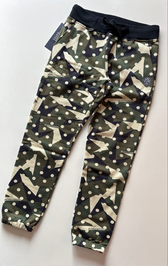 パーリーゲイツ　パンツ　メンズ　サイズ5 カモドット柄