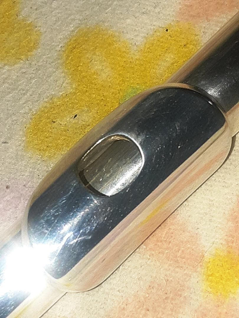 頭部管銀製　SANKYO　ETUDE　TOKYO　分解調整済　良音(^^♪