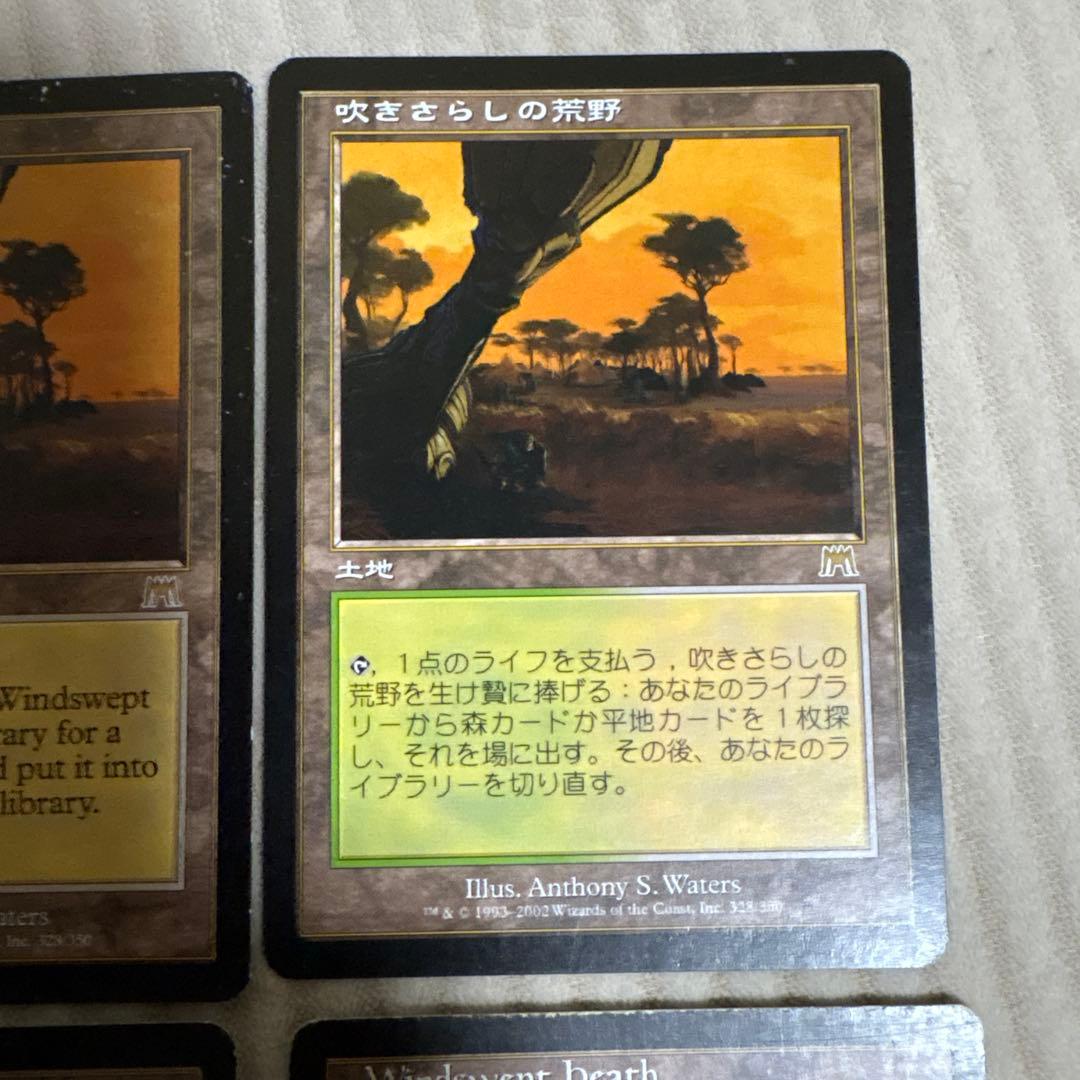 MTG 吹きさらしの荒野 4枚セット