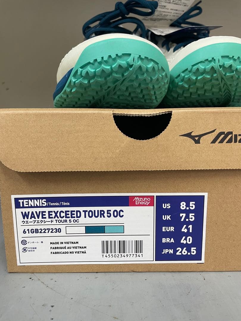 ミズノ ウェーブエクシードツアー5 OC/26.5cm/テニスシューズ　新品