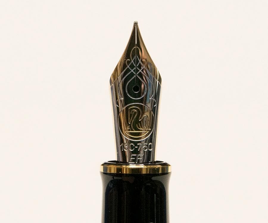 ペリカン 万年筆 スーベレーン M800 グリーンストライプ EF