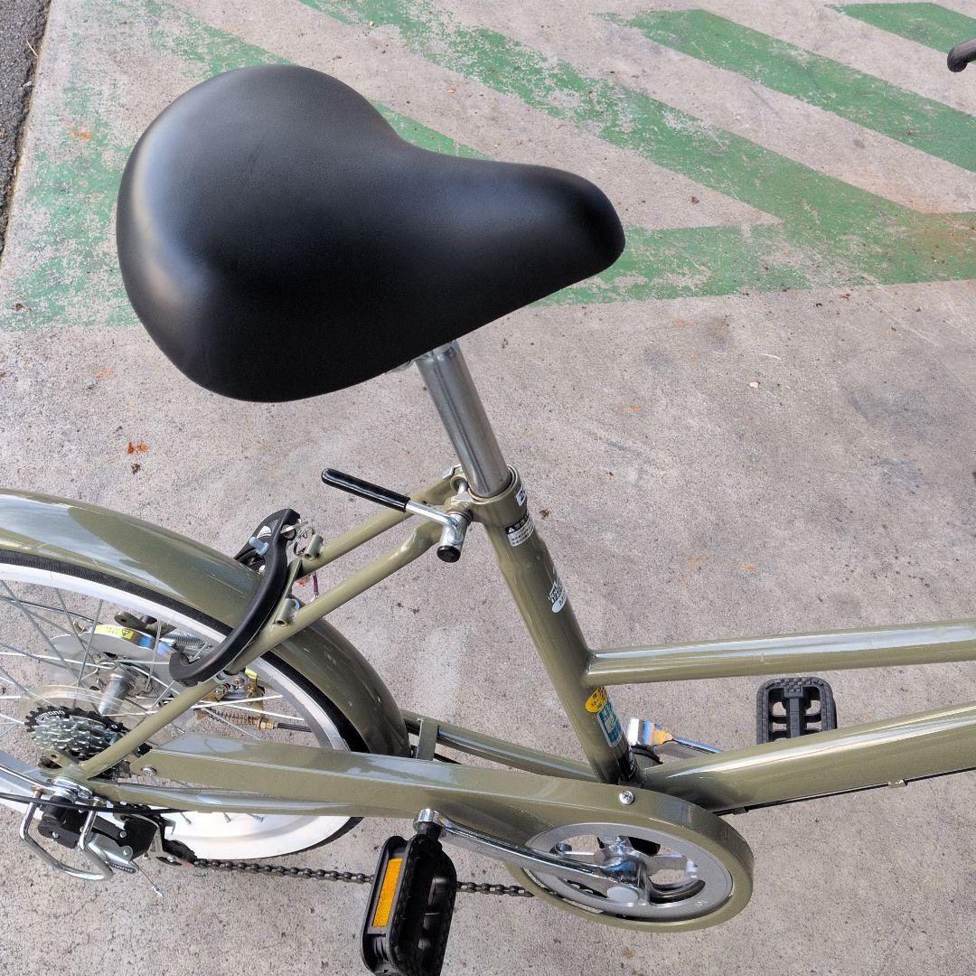 シティタイプ自転車 グレー 前面バスケット付き