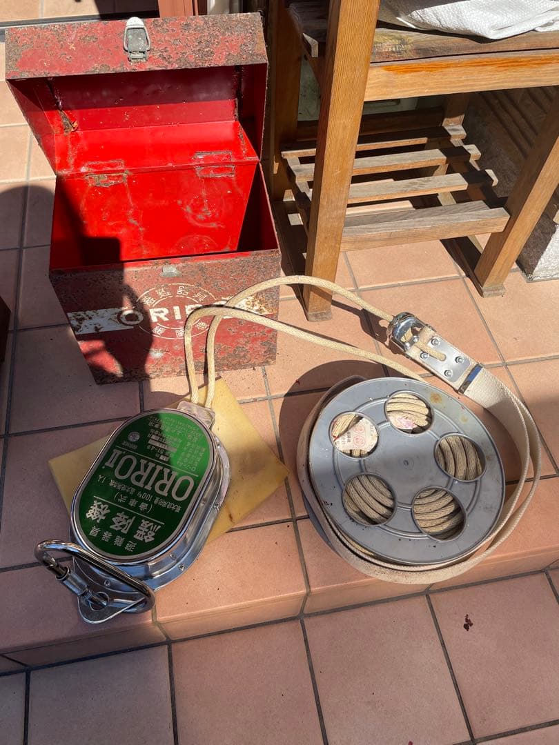 緩降機　オリロー株式会社　昭和レトロ　昭和54年式