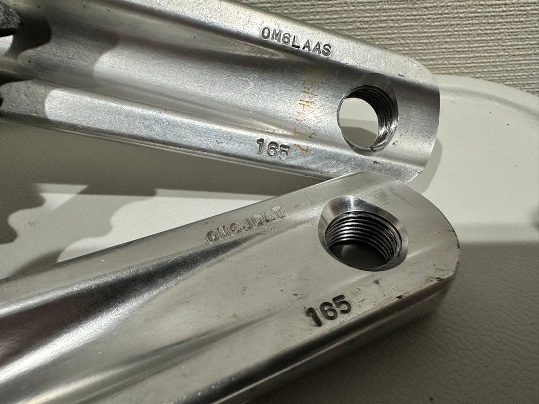 SRAM Omnium シルバー　165mm 廃盤品