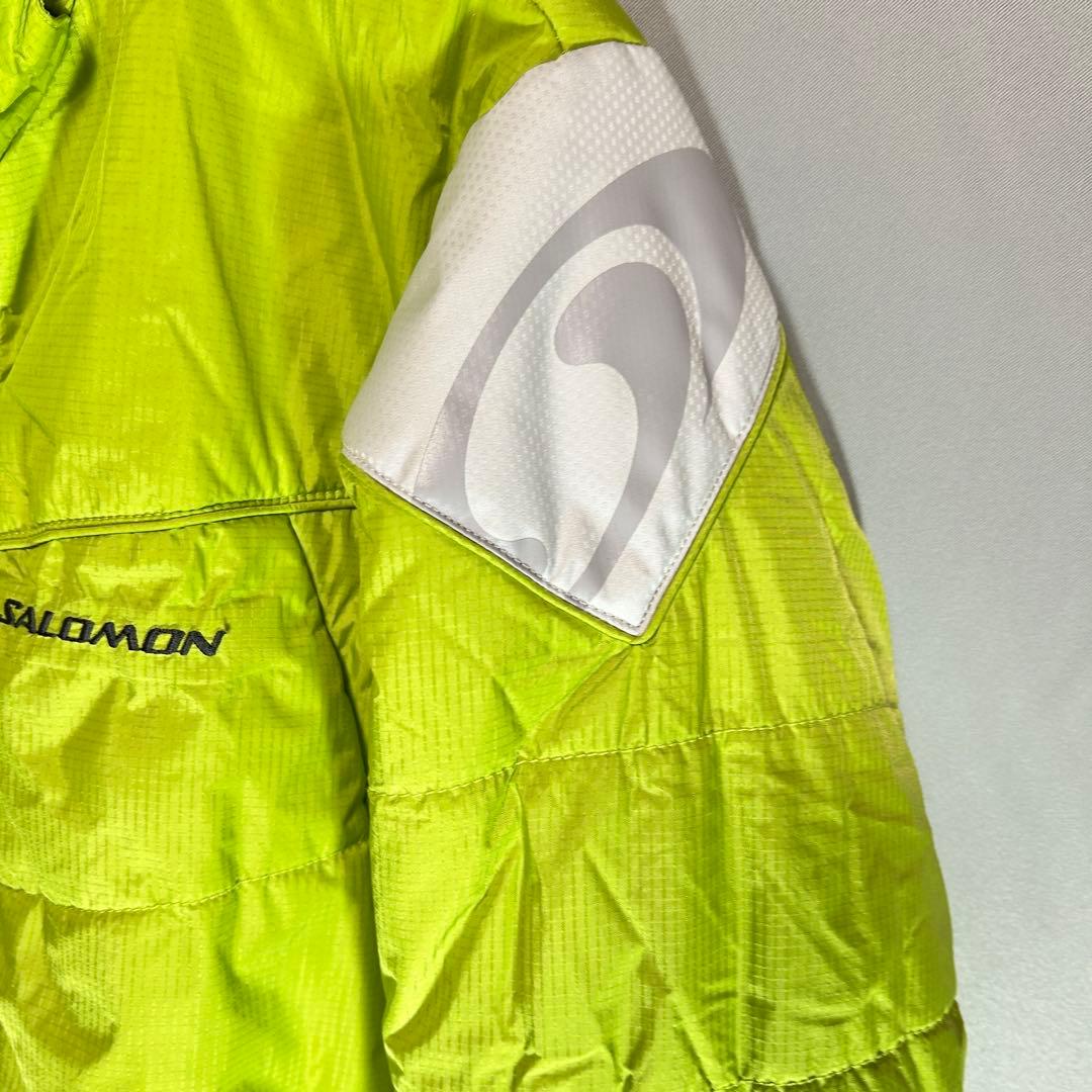 00s salomon shell puffer jacket ライムグリーン