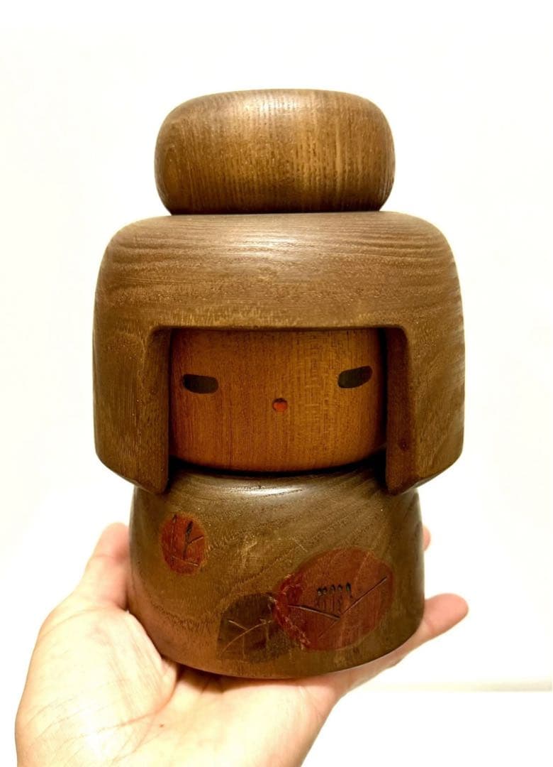 中古　こけし　人形　日本　木製　伝統　山中　三平　M2コレクション