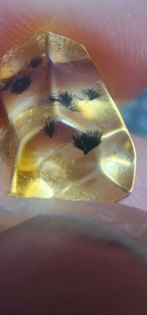 超レア●ホランダイト含有シトリン