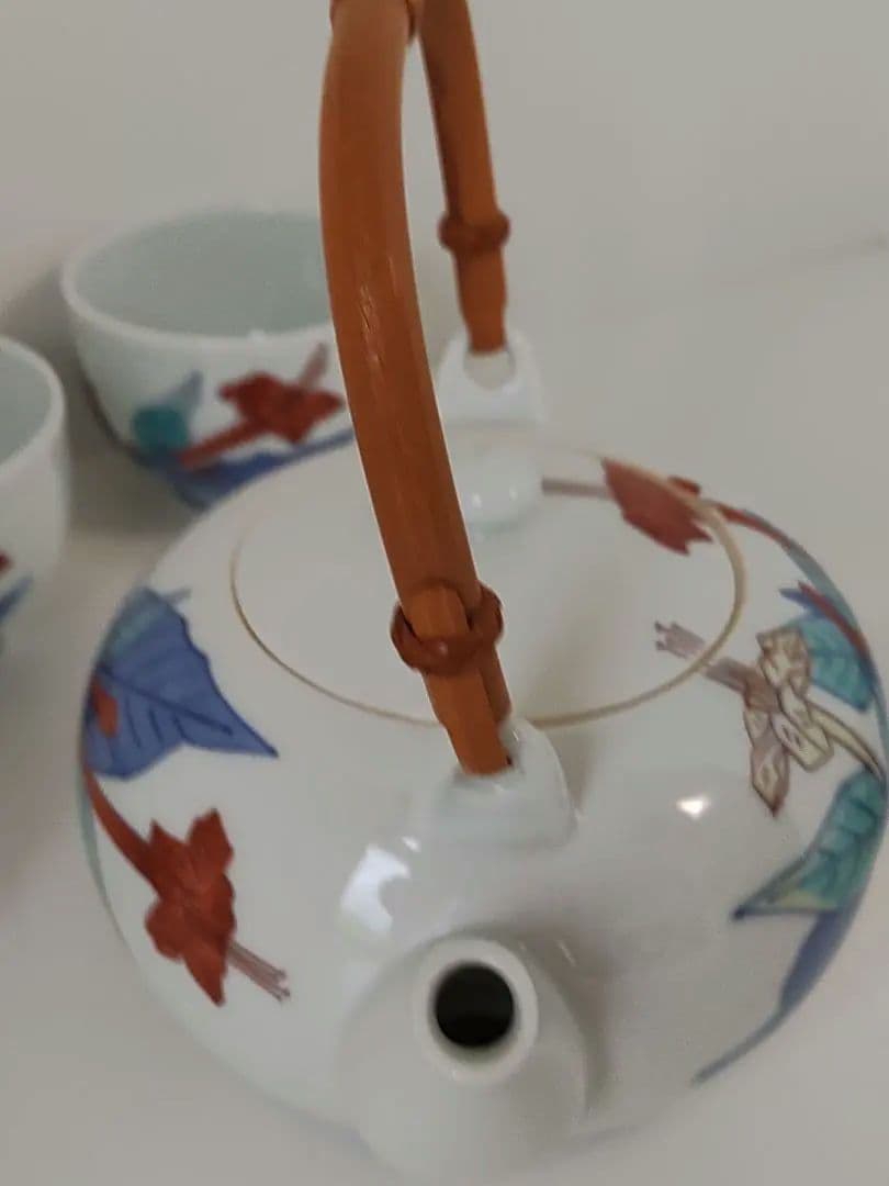 今泉今右衛門  茶器セット 急須 煎茶碗 5客 高級 煎茶道具 有田焼 陶磁器