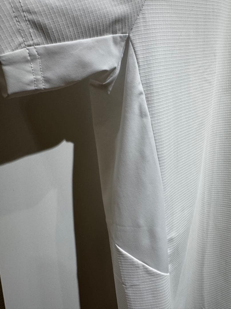 希少モデル! 新品未使用品 ANEW GOLF メンズ半袖モックネック ホワイト